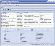 ABC Amber vCard Converter screenshot